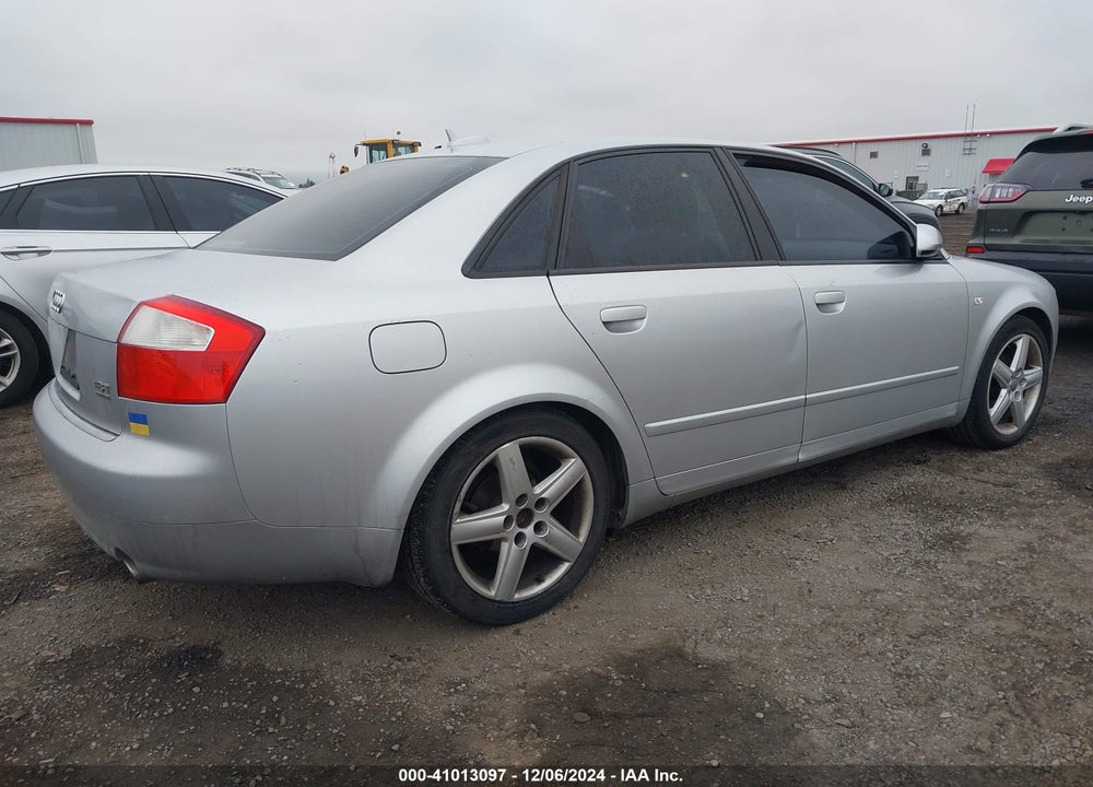 2005 AUDI A4 1.8T VIN: WAULC68E15A077580