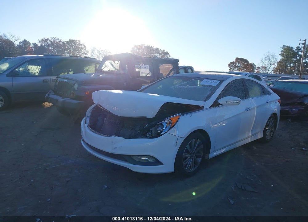 2014 HYUNDAI SONATA LIMITED VIN: 5NPEC4AC0EH918743