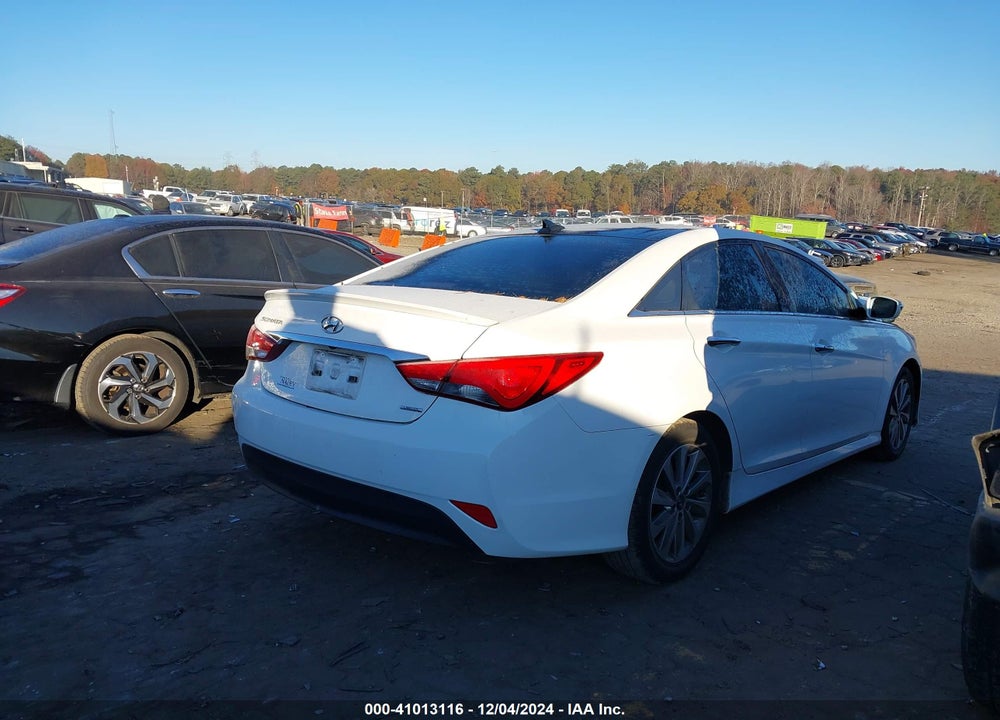 2014 HYUNDAI SONATA LIMITED VIN: 5NPEC4AC0EH918743