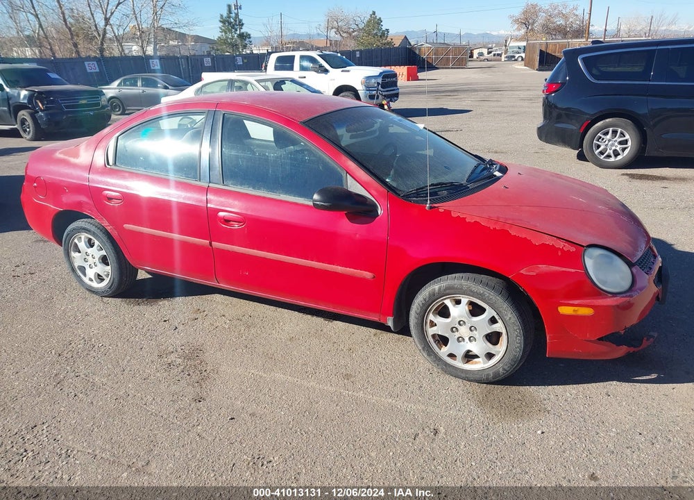 2005 DODGE NEON SXT VIN: 1B3ES56C65D289434
