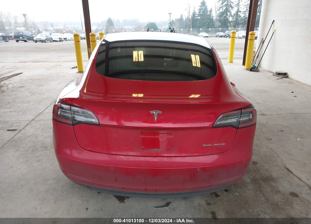 2018 TESLA MODEL 3 LONG RANGE/PERFORMANCE VIN: 5YJ3E1EBXJF075029