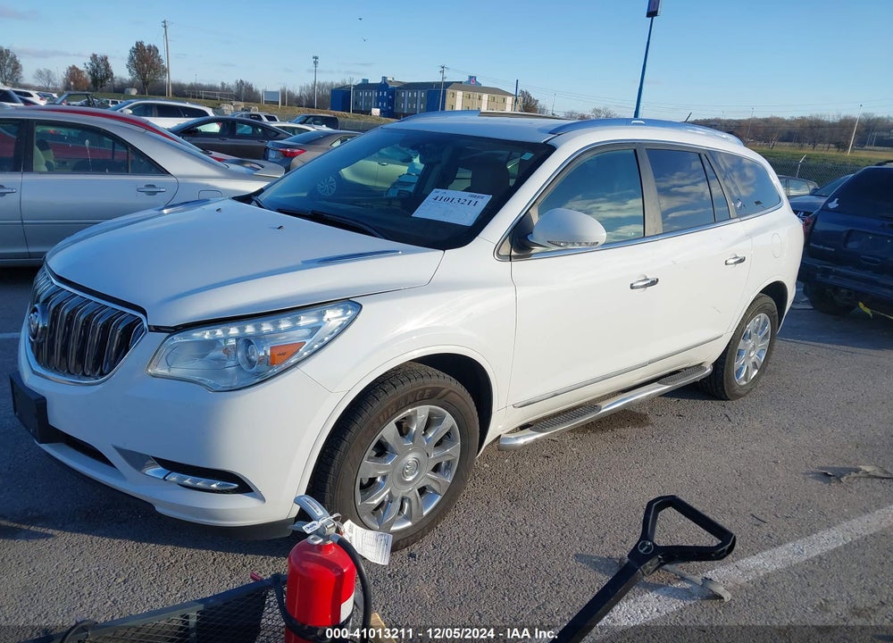 2017 BUICK ENCLAVE LEATHER VIN: 5GAKRBKD4HJ318138