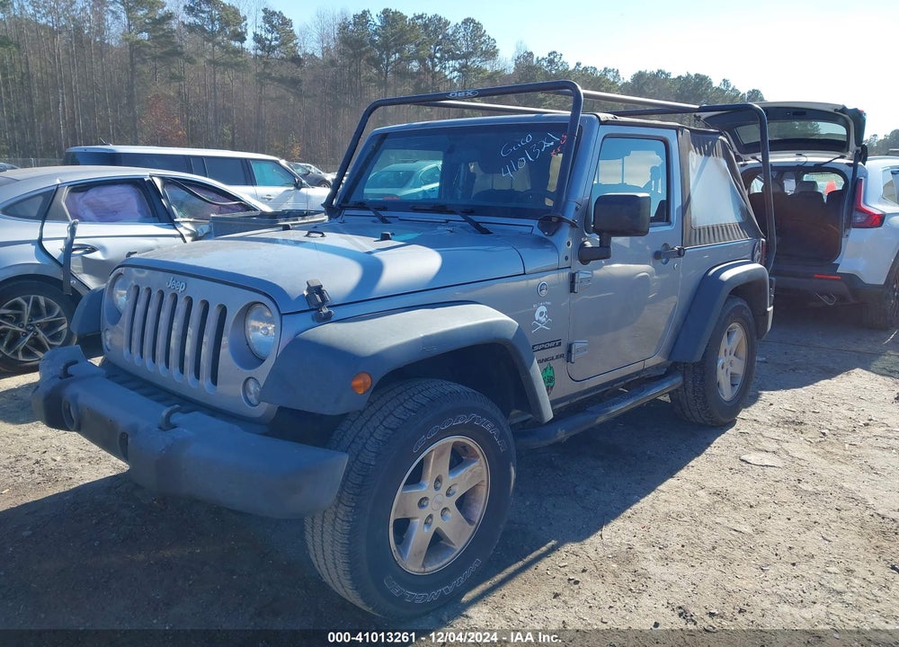 2016 JEEP WRANGLER SPORT VIN: 1C4AJWAG5GL296898