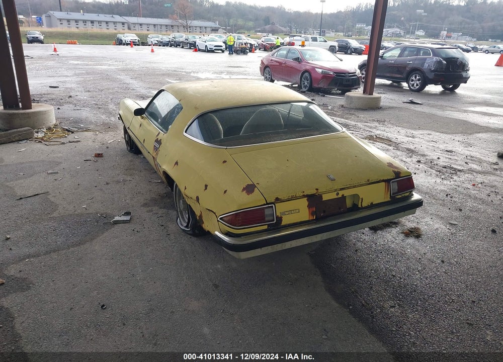 1977 CHEVROLET CAMARO VIN: 1Q87U7L633244