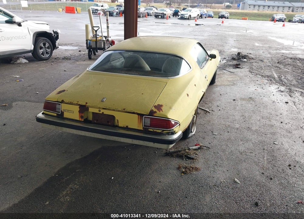 1977 CHEVROLET CAMARO VIN: 1Q87U7L633244