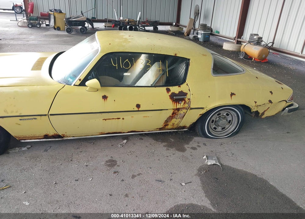 1977 CHEVROLET CAMARO VIN: 1Q87U7L633244