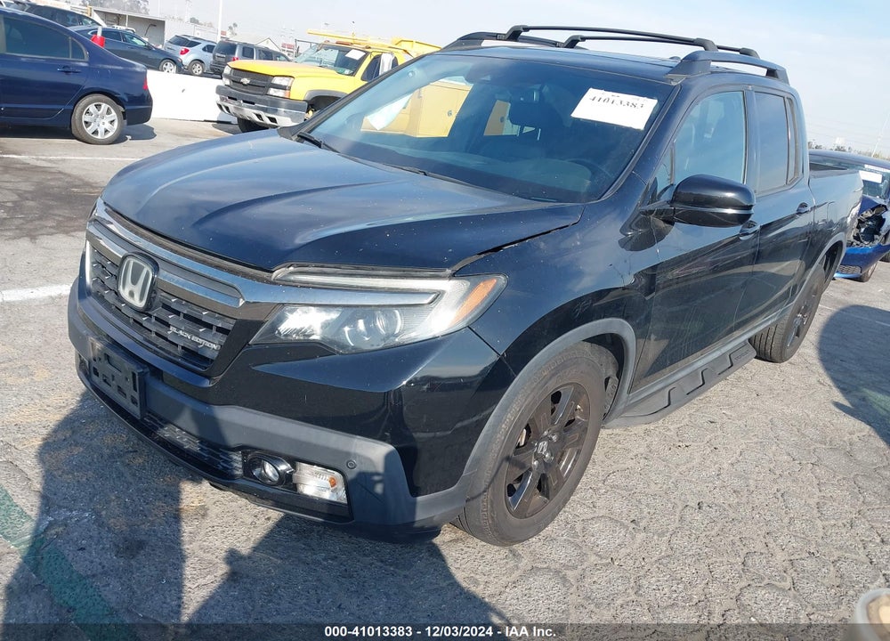 2017 HONDA RIDGELINE BLACK EDITION VIN: 5FPYK3F89HB009229