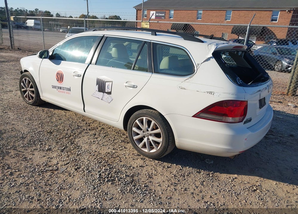 2012 VOLKSWAGEN JETTA SPORTWAGEN 2.5L SE VIN: 3VWPX7AJ9CM707235