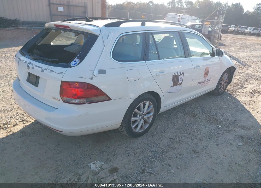 2012 VOLKSWAGEN JETTA SPORTWAGEN 2.5L SE VIN: 3VWPX7AJ9CM707235