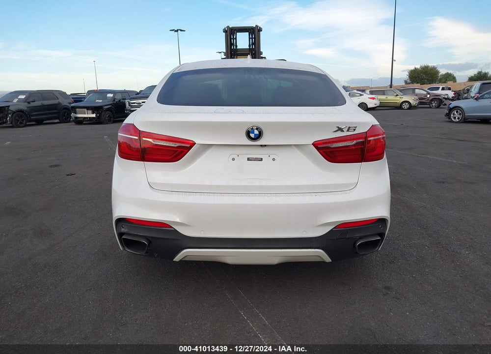 2017 BMW X6 XDRIVE50I VIN: 5UXKU6C32H0W38606