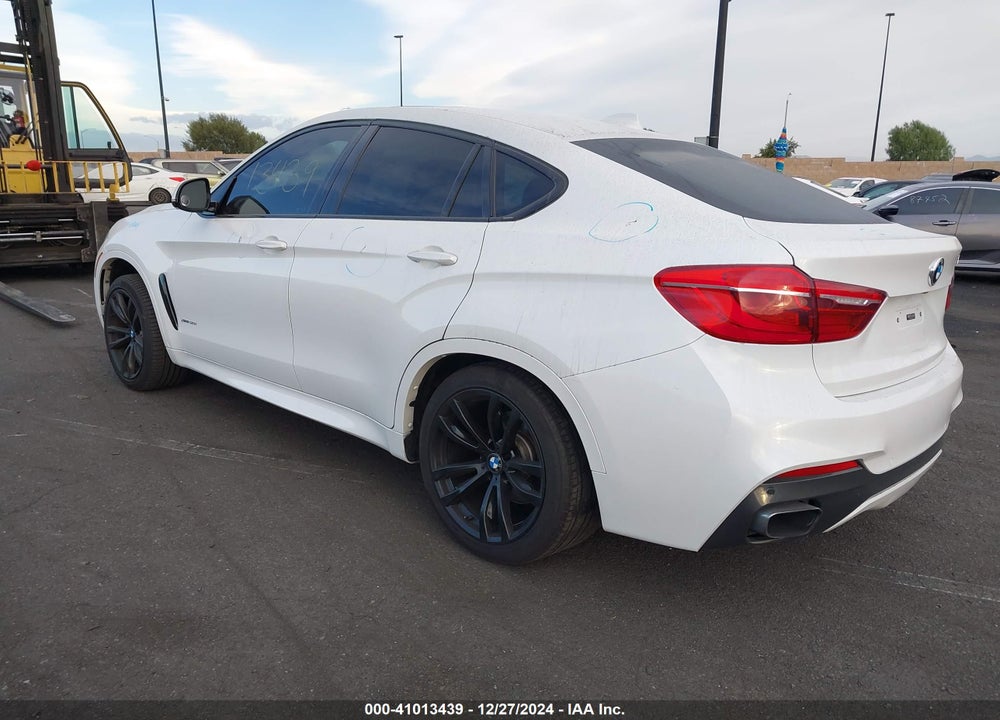 2017 BMW X6 XDRIVE50I VIN: 5UXKU6C32H0W38606