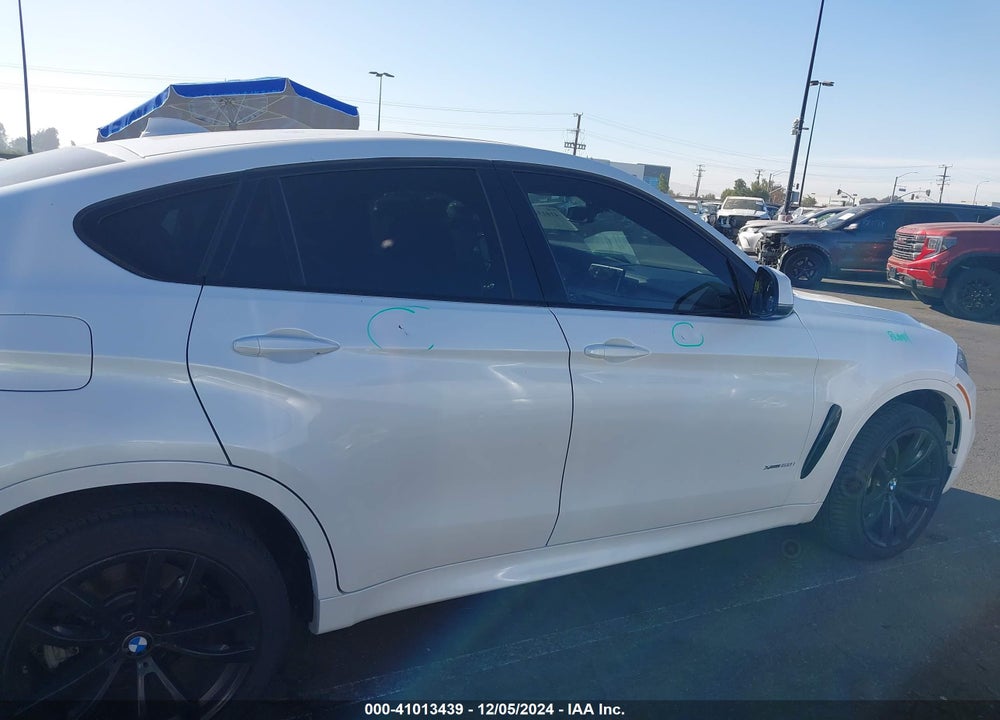 2017 BMW X6 XDRIVE50I VIN: 5UXKU6C32H0W38606