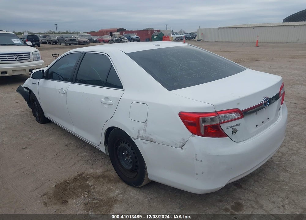 2012 TOYOTA CAMRY HYBRID XLE VIN: 4T1BD1FK2CU053304