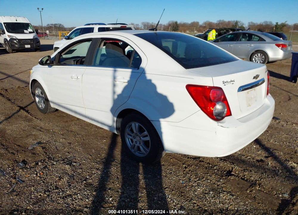 2013 CHEVROLET SONIC LT AUTO VIN: 1G1JC5SH0D4108167