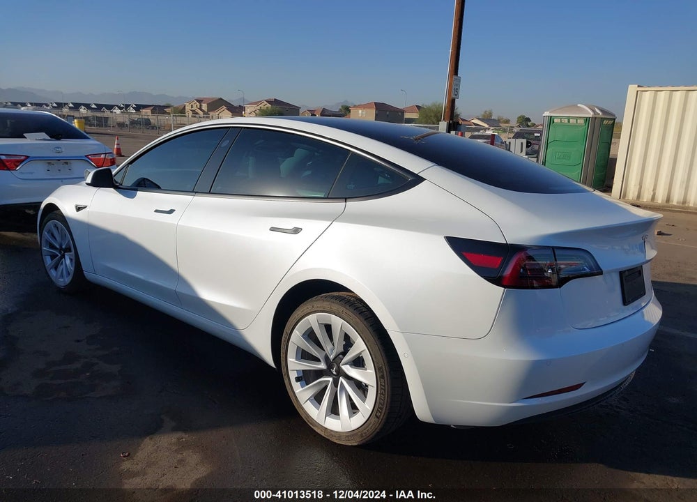 2022 TESLA MODEL 3 LONG RANGE DUAL MOTOR ALL-WHEEL DRIVE VIN: 5YJ3E1EB3NF136615