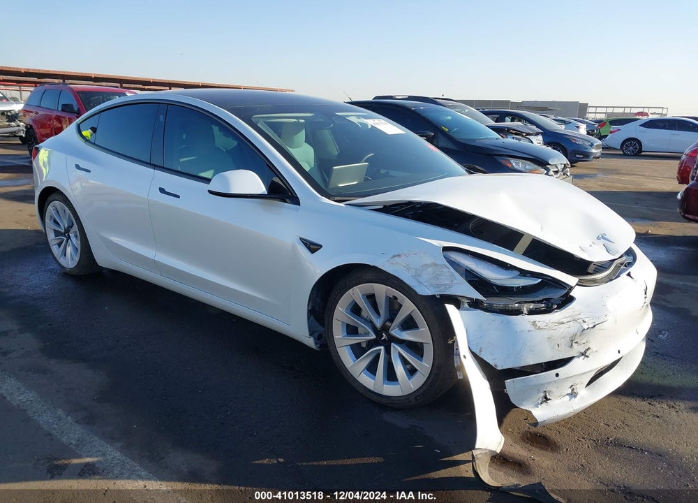 2022 TESLA MODEL 3 LONG RANGE DUAL MOTOR ALL-WHEEL DRIVE VIN: 5YJ3E1EB3NF136615