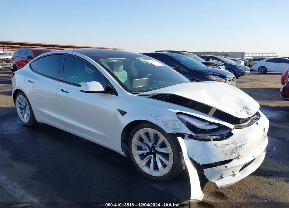 2022 TESLA MODEL 3 LONG RANGE DUAL MOTOR ALL-WHEEL DRIVE VIN: 5YJ3E1EB3NF136615