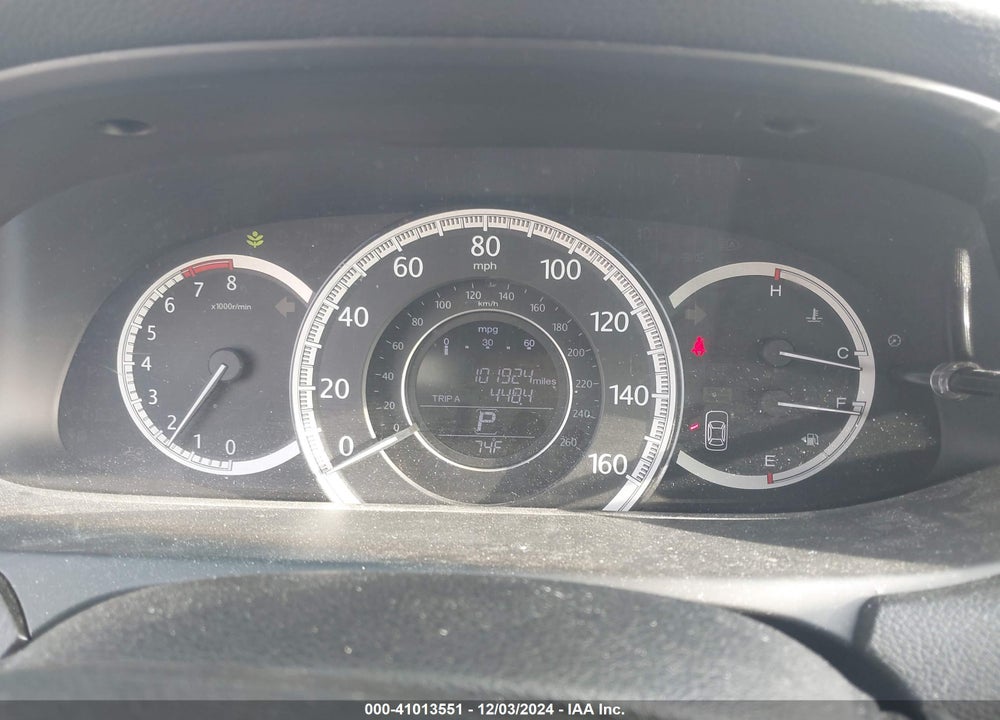 2013 HONDA ACCORD EX-L VIN: 1HGCR2F86DA038782