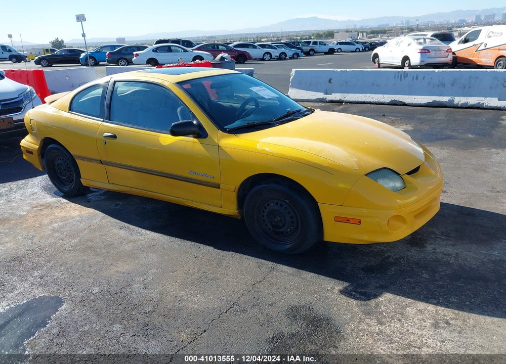 2002 PONTIAC SUNFIRE SE VIN: 1G2JB124827485734