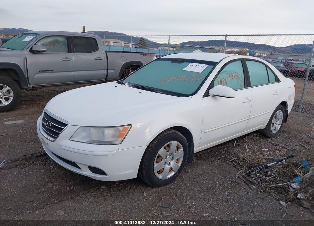 2009 HYUNDAI SONATA GLS VIN: 5NPET46C49H475432