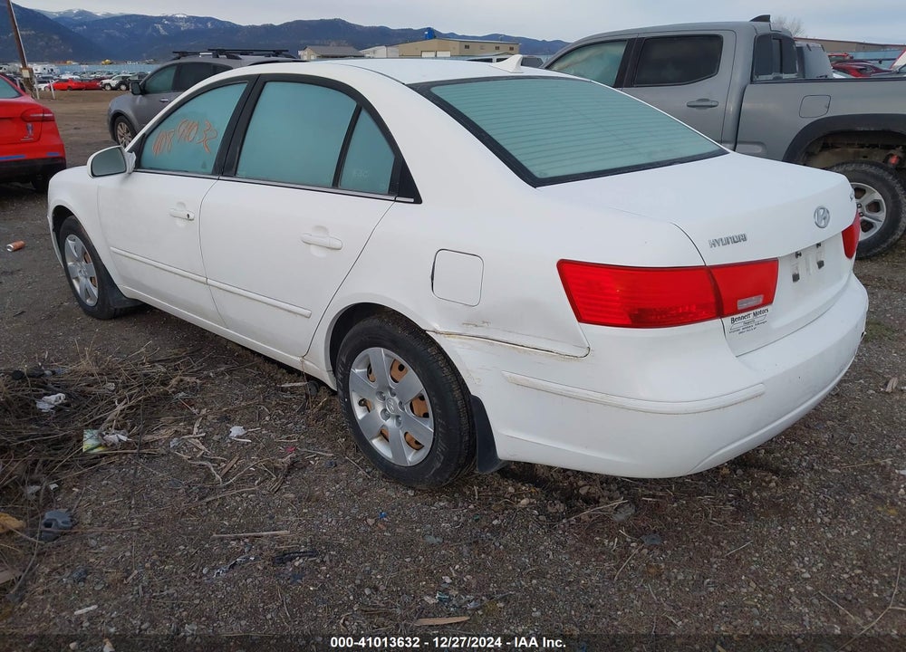 2009 HYUNDAI SONATA GLS VIN: 5NPET46C49H475432