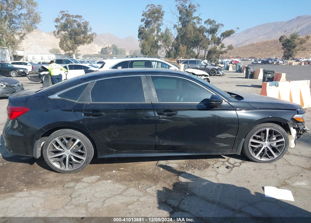 2022 HONDA CIVIC TOURING VIN: 2HGFE1F94NH300149