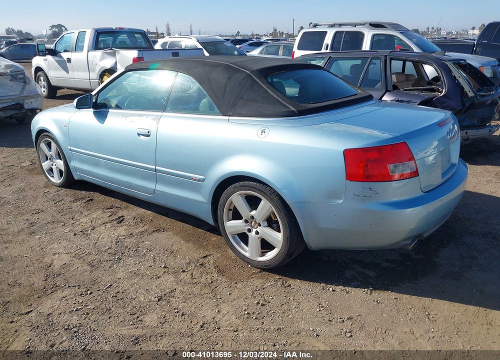 2006 AUDI A4 VIN: WAUBC48HX6K003385