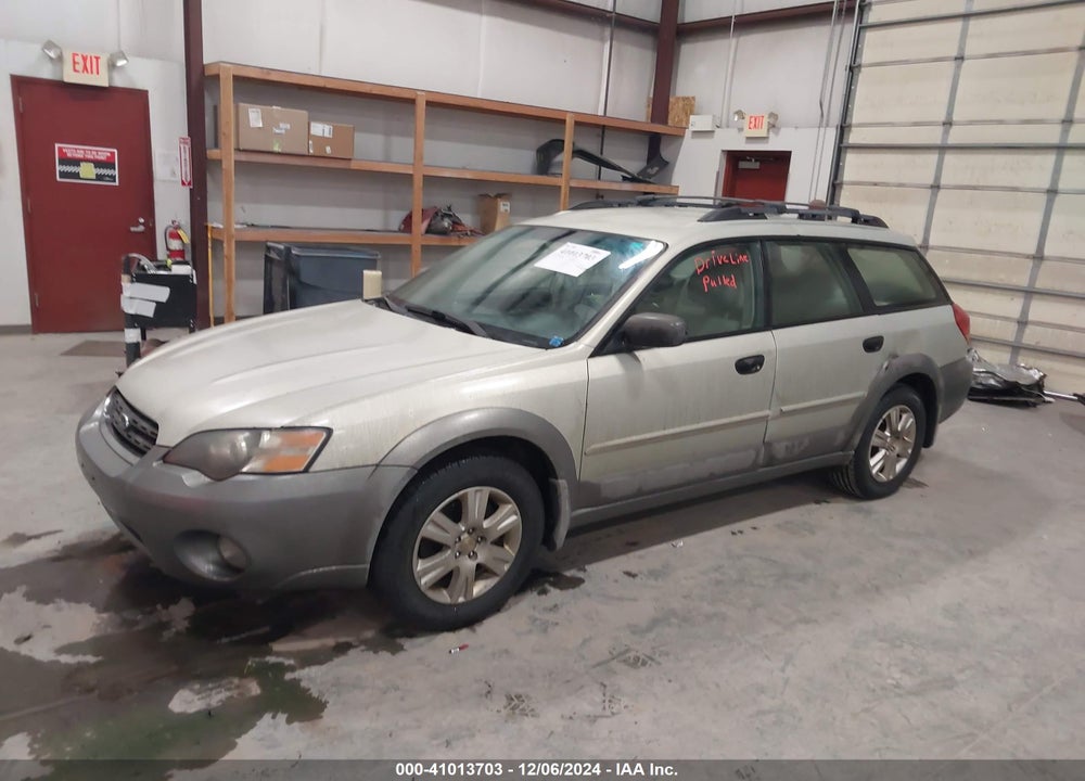 2005 SUBARU OUTBACK 2.5I VIN: 4S4BP61C257389542