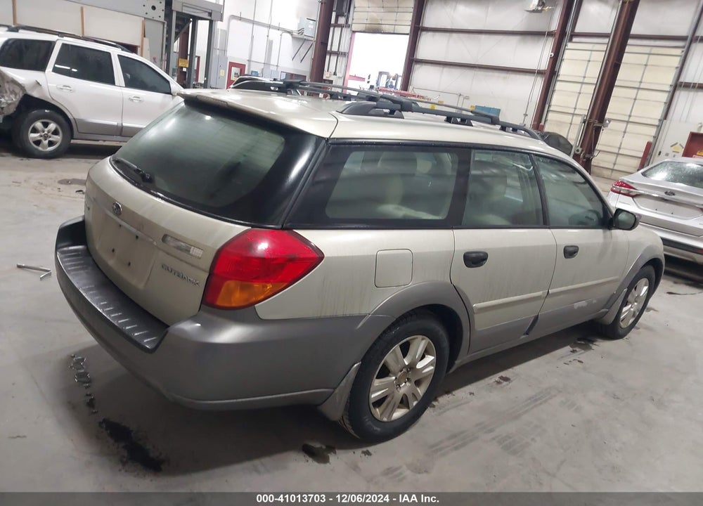 2005 SUBARU OUTBACK 2.5I VIN: 4S4BP61C257389542