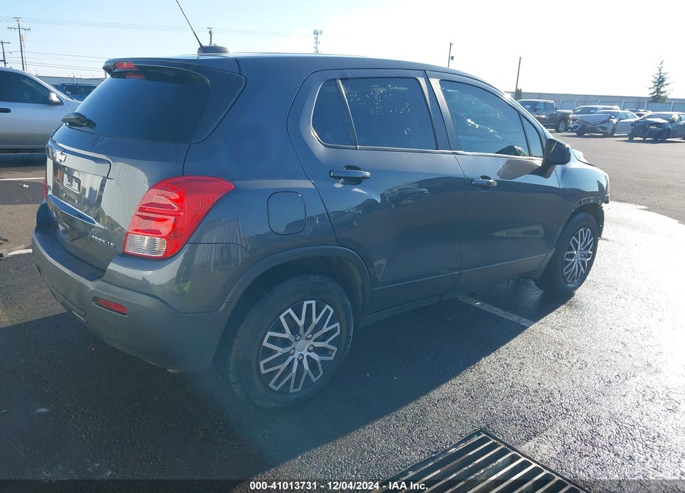 2016 CHEVROLET TRAX 1LS VIN: 3GNCJKSB9GL168101