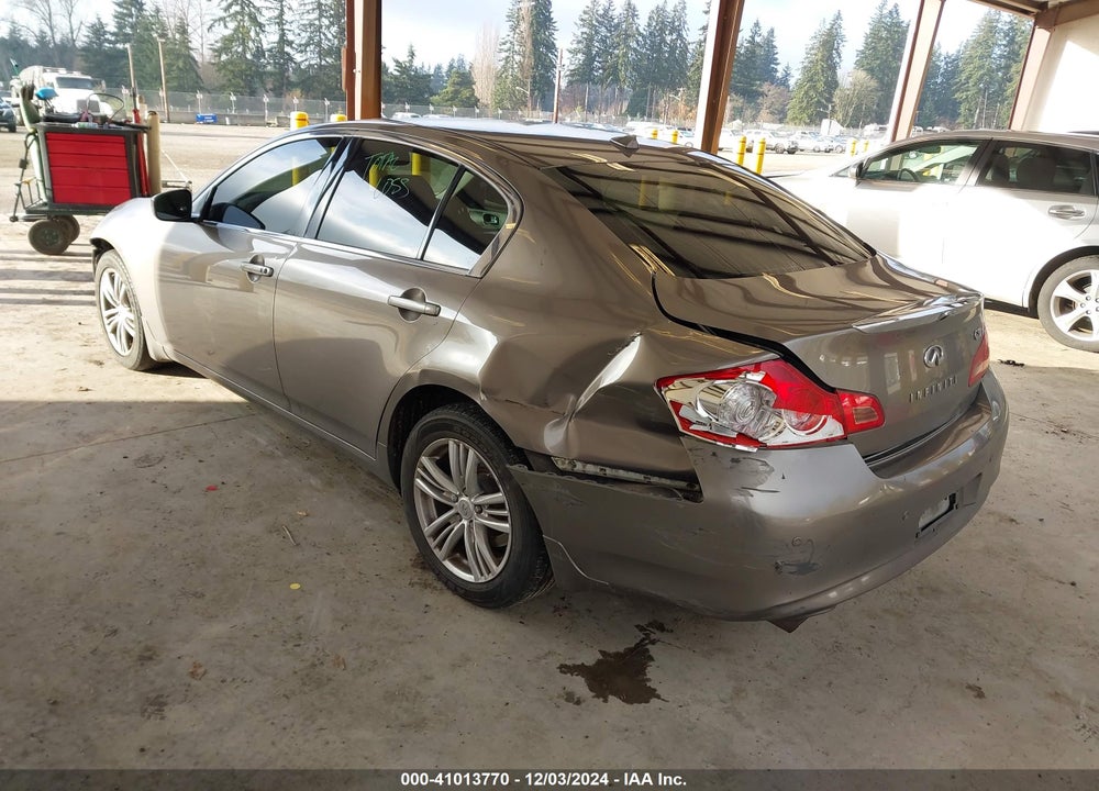2010 INFINITI G37X VIN: JN1CV6AR0AM458567
