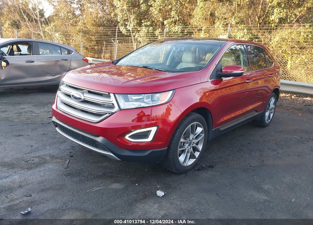 2015 FORD EDGE TITANIUM VIN: 2FMTK3K84FBB11262