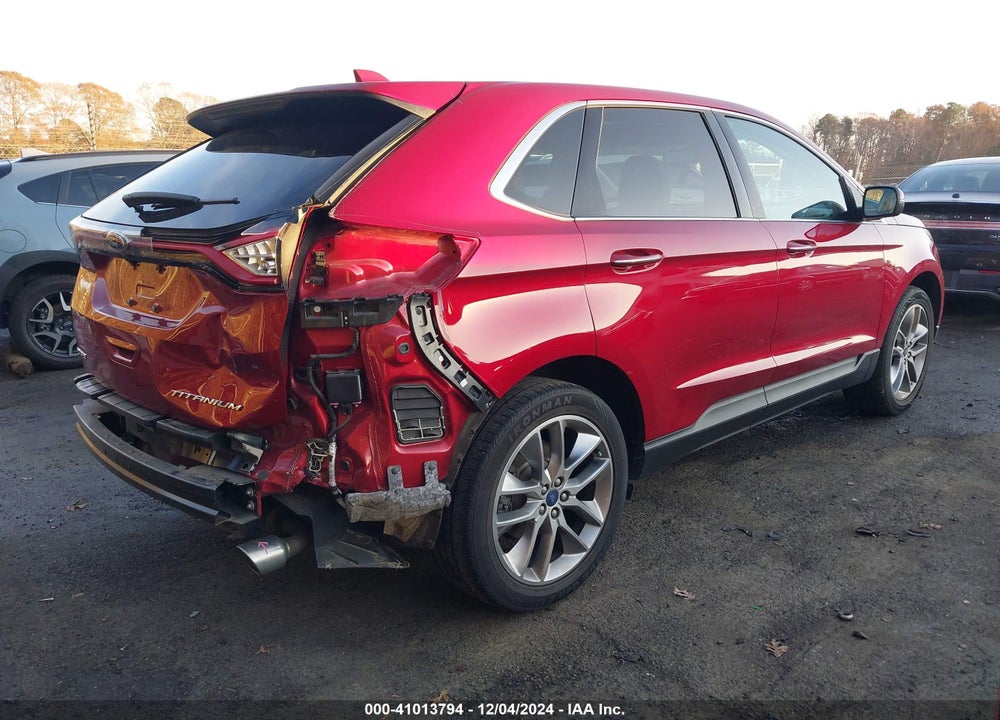 2015 FORD EDGE TITANIUM VIN: 2FMTK3K84FBB11262