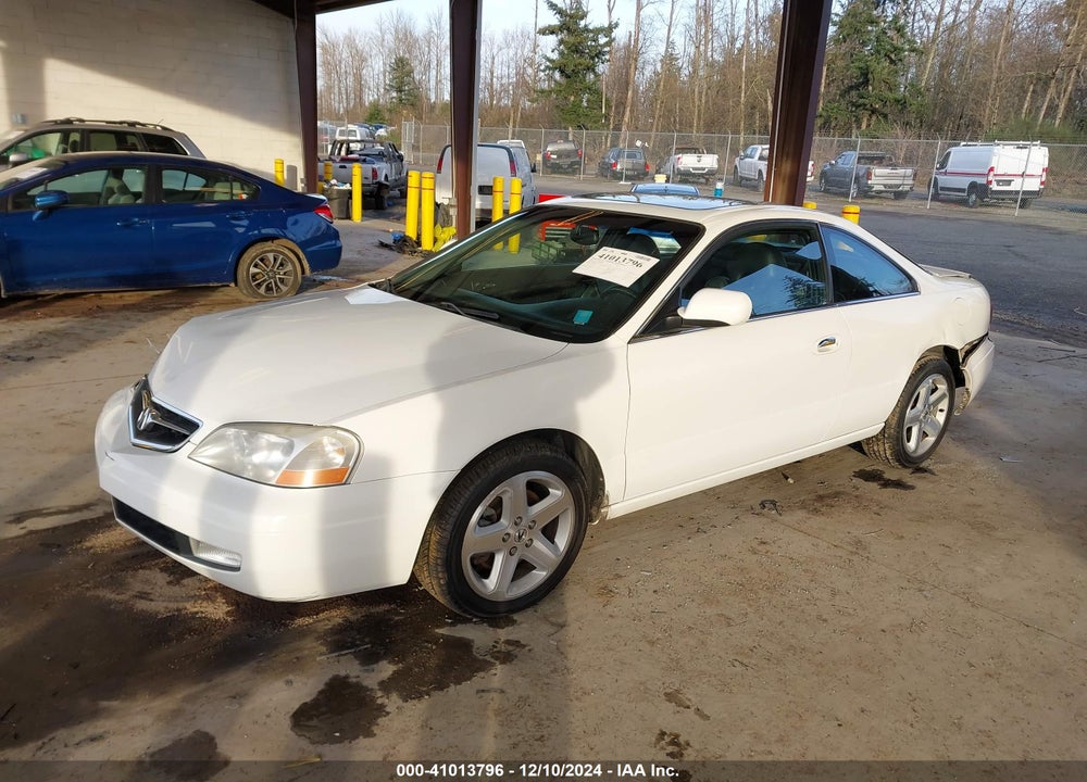 2001 ACURA CL 3.2 TYPE S VIN: 19UYA42771A003332
