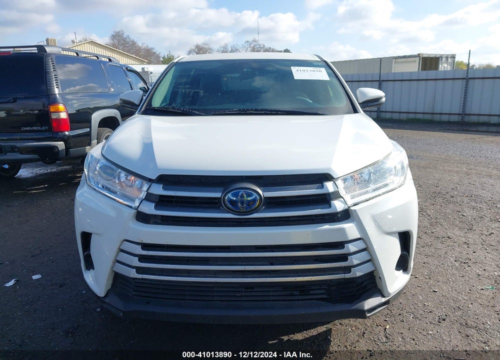 2019 TOYOTA HIGHLANDER HYBRID LE VIN: 5TDBGRFH1KS059144