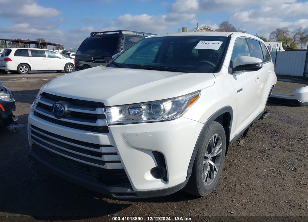 2019 TOYOTA HIGHLANDER HYBRID LE VIN: 5TDBGRFH1KS059144