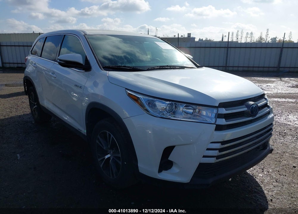 2019 TOYOTA HIGHLANDER HYBRID LE VIN: 5TDBGRFH1KS059144