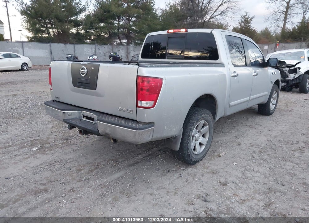 2004 NISSAN TITAN LE VIN: 1N6AA07B24N563890