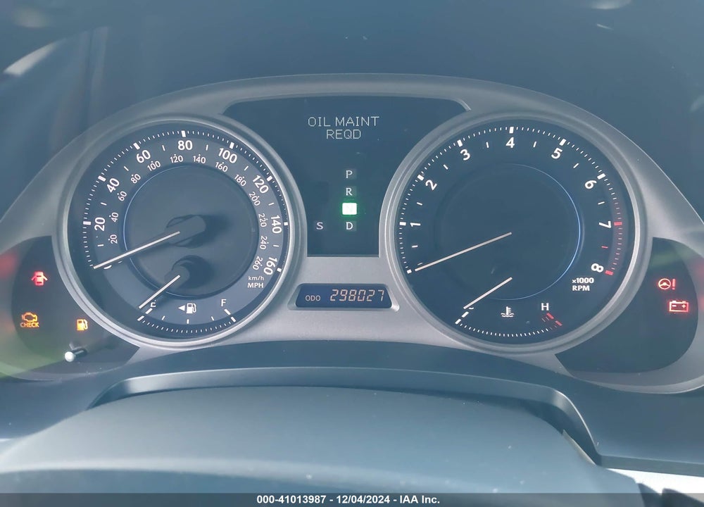 2009 LEXUS IS 250 VIN: JTHBK262495092011