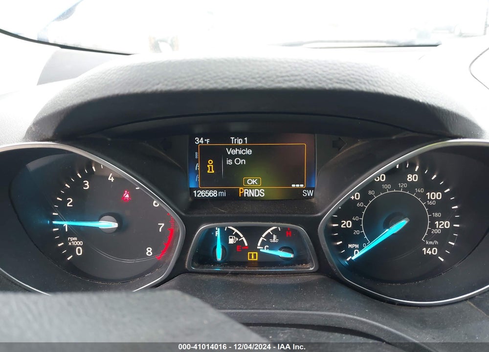 2018 FORD ESCAPE S VIN: 1FMCU0F75JUC09794