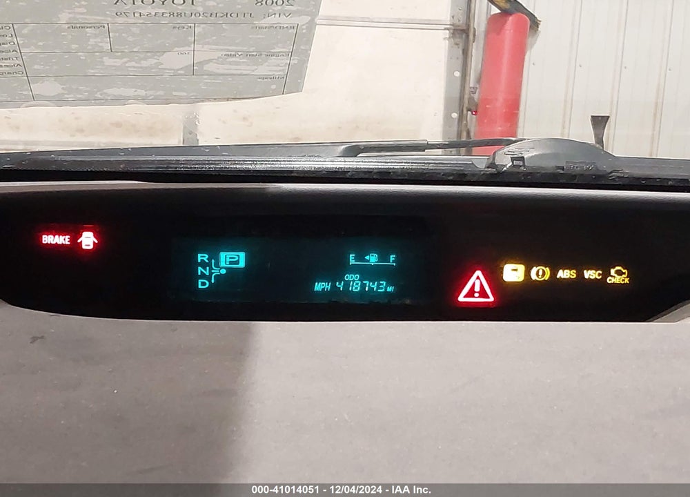 2008 TOYOTA PRIUS VIN: JTDKB20U883354179