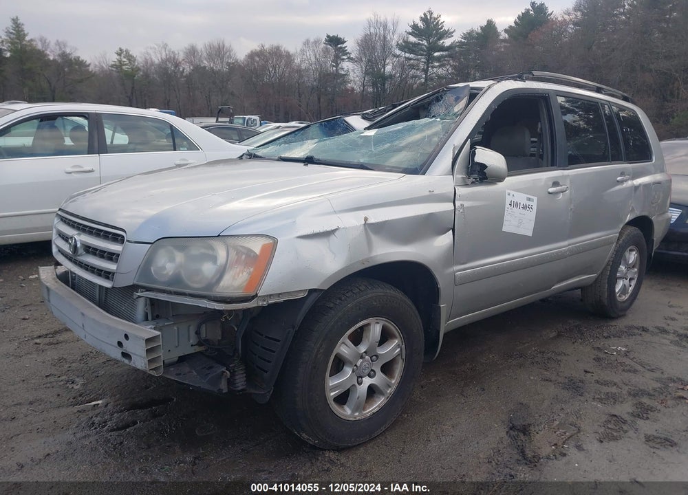 2001 TOYOTA HIGHLANDER V6 VIN: JTEHF21A110033185