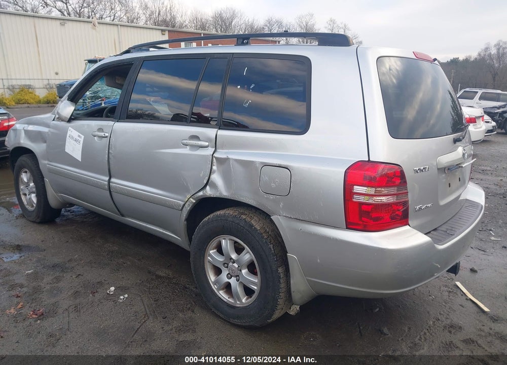 2001 TOYOTA HIGHLANDER V6 VIN: JTEHF21A110033185