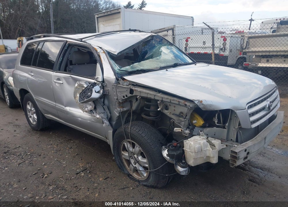 2001 TOYOTA HIGHLANDER V6 VIN: JTEHF21A110033185