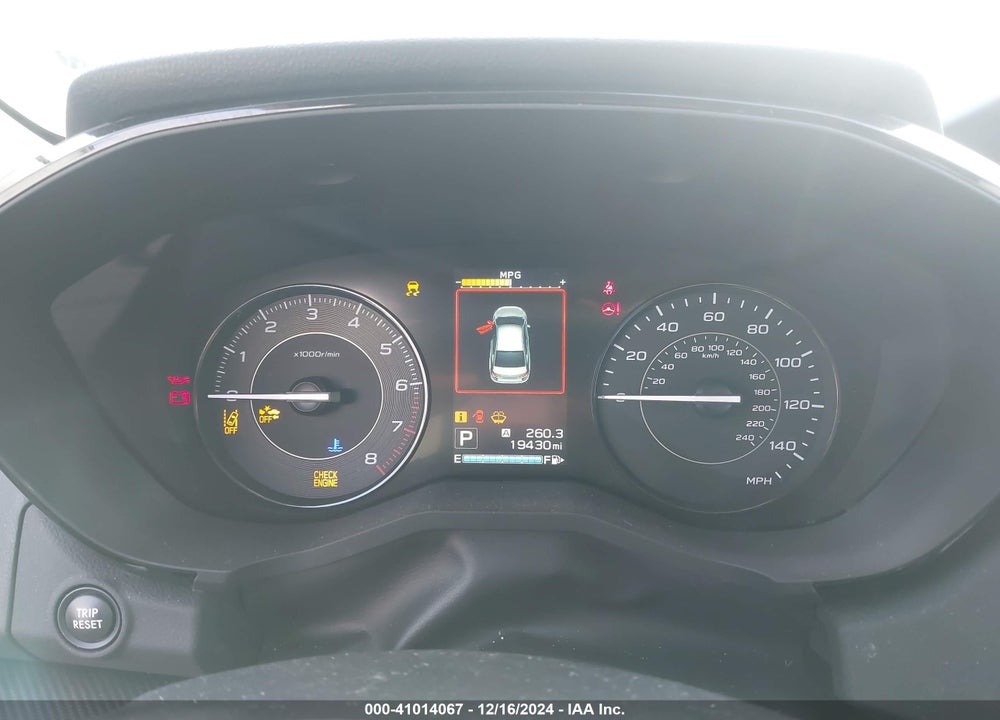 2020 SUBARU IMPREZA 5-DOOR VIN: 4S3GTAB69L3708764