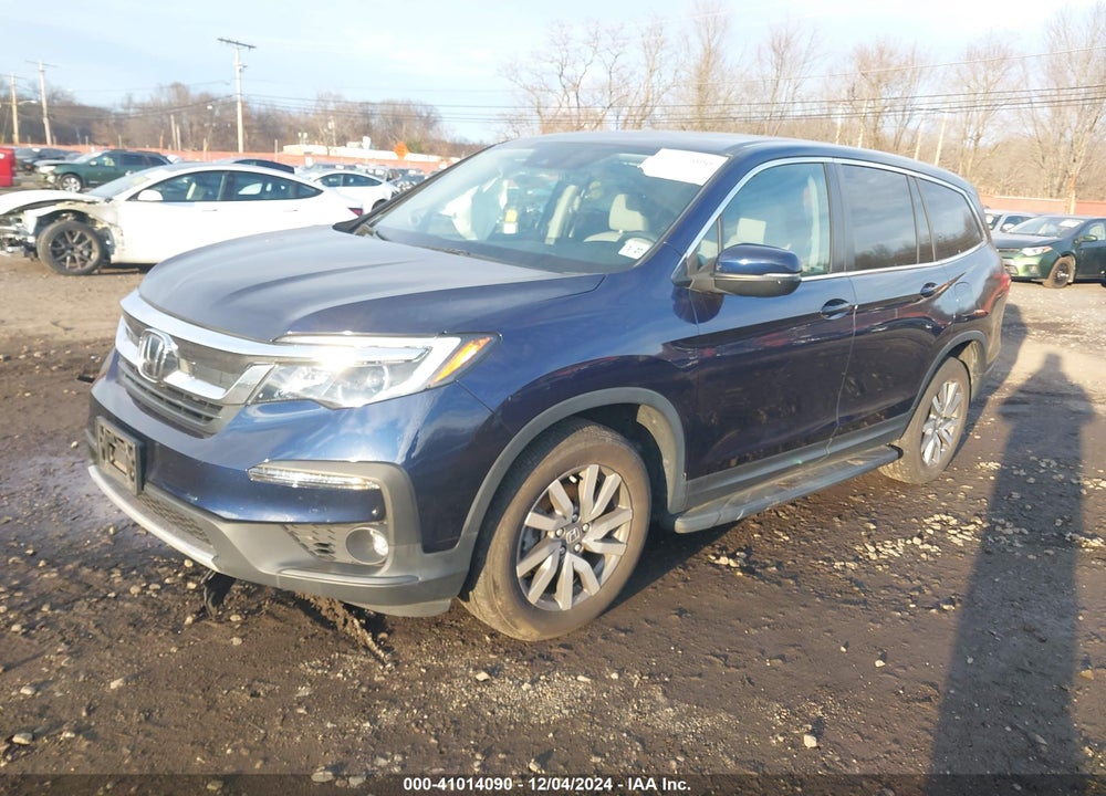 2022 HONDA PILOT AWD EX-L VIN: 5FNYF6H54NB019731