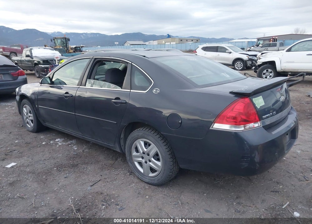 2008 CHEVROLET IMPALA LS VIN: 2G1WB55N989147255