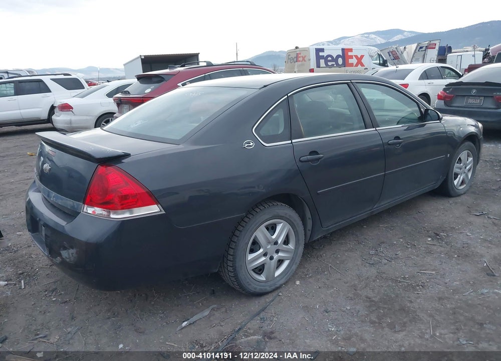 2008 CHEVROLET IMPALA LS VIN: 2G1WB55N989147255
