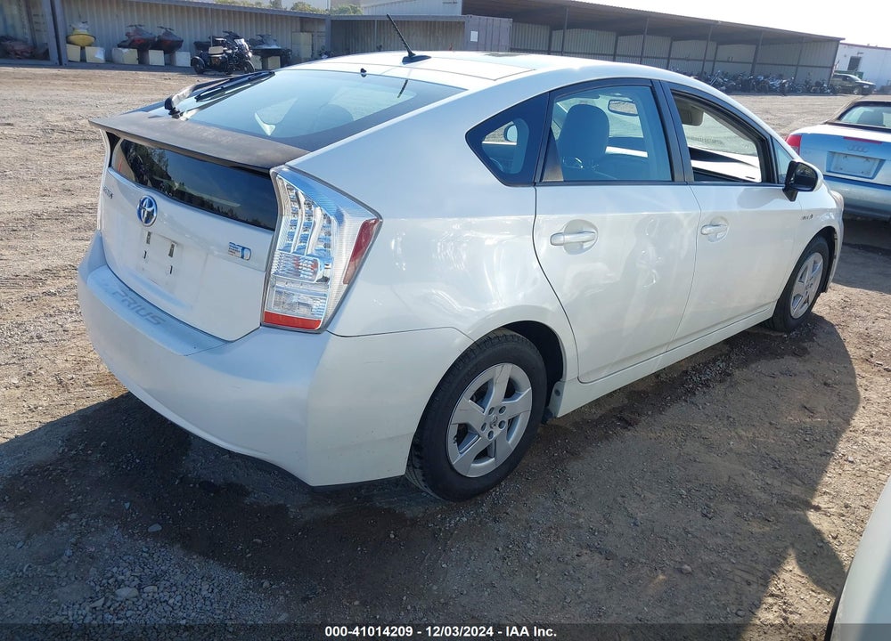 2010 TOYOTA PRIUS IV VIN: JTDKN3DU7A5000591