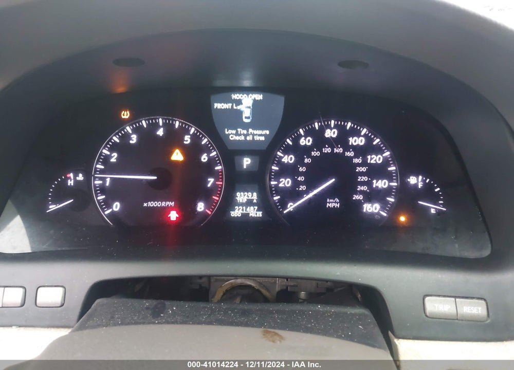 2009 LEXUS LS 460 VIN: JTHCL46F795004553